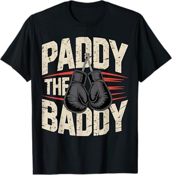 Vintage Retro The Baddy Paddy Father's Day Tee Design T-Shirt