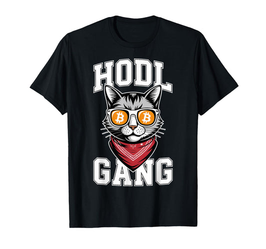 Bitcoin Cat HODL T-Shirt
