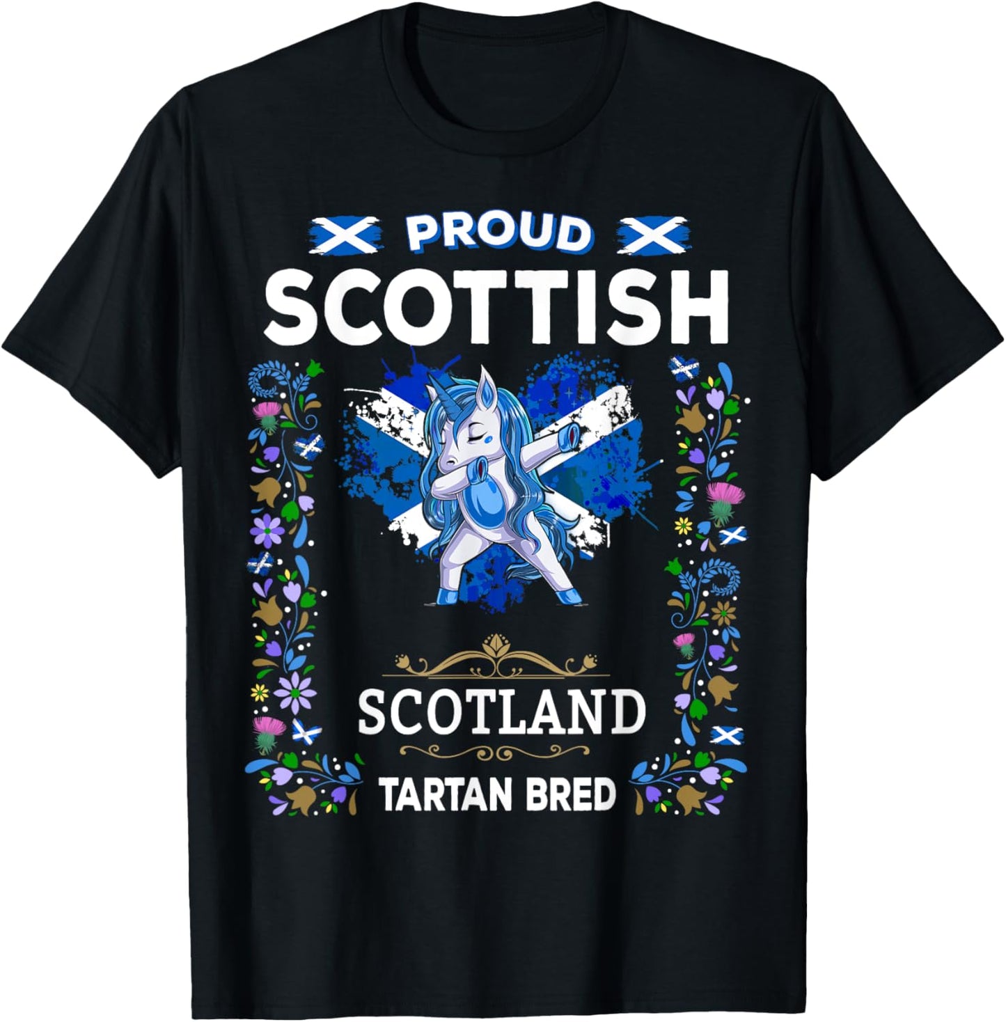 Scottish Unicorn Outfit Idea For Toddlers & Kids Scotland T-Shirt