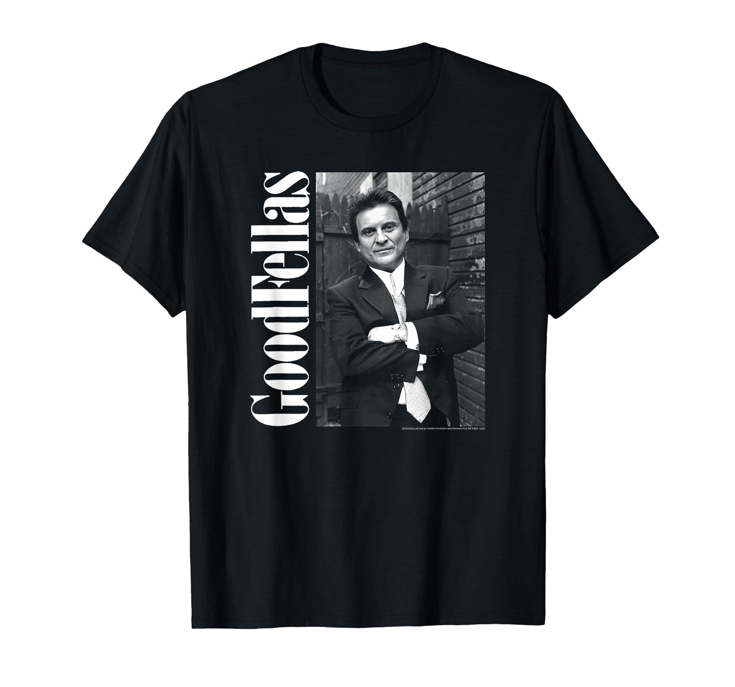 Goodfellas Black and White Tommy Portrait Movie T-Shirt