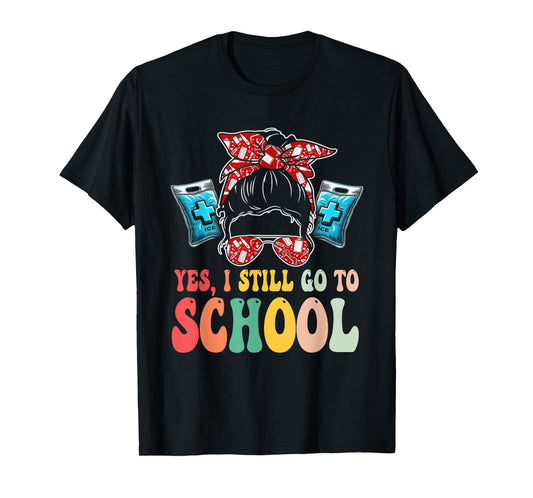 Funny School Nurse School Health Aide T-Shirt