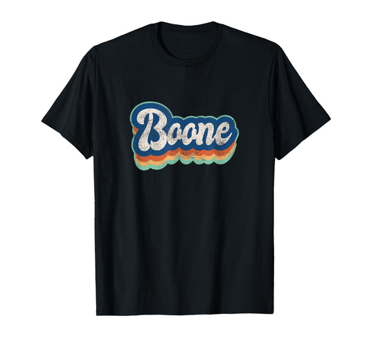 Boone First Name Boy Vintage Style 70s 80s Personalized T-Shirt