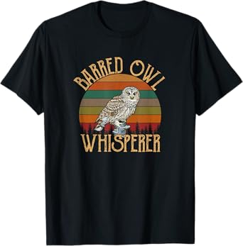 barred owl whisperer, barred owl T-Shirt
