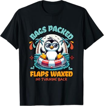 Bags Packed Flaps Waxed Embarrassing Dirty Adult Humor T-Shirt