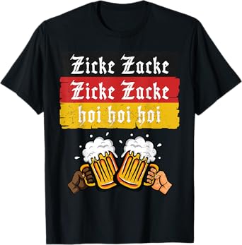 Zicke Zacke Hoi Hoi Hoi Party Enthusiasts Oktoberfest Vibes T-Shirt