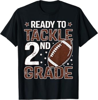 Ready To Tackle Second Grade First Day Of 2nd Grade Boys T-Shirt