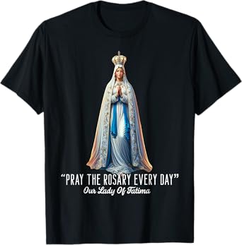 Our Lady of Fatima Marian Catholic T-Shirt