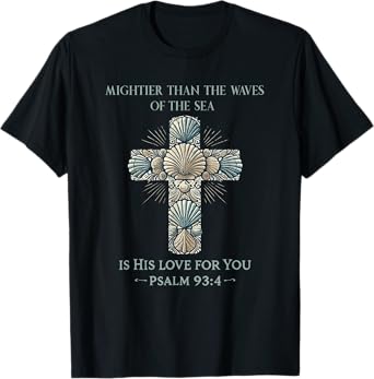 Christian Seashell Style Beach T-Shirt