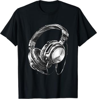 Headphones Music DJ Music Headphones House Headphone Lover T-Shirt