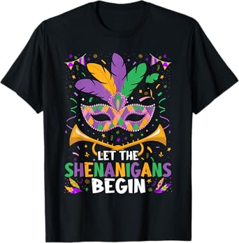 Let The Shenanigans Begin | Mardi Gras T-Shirt