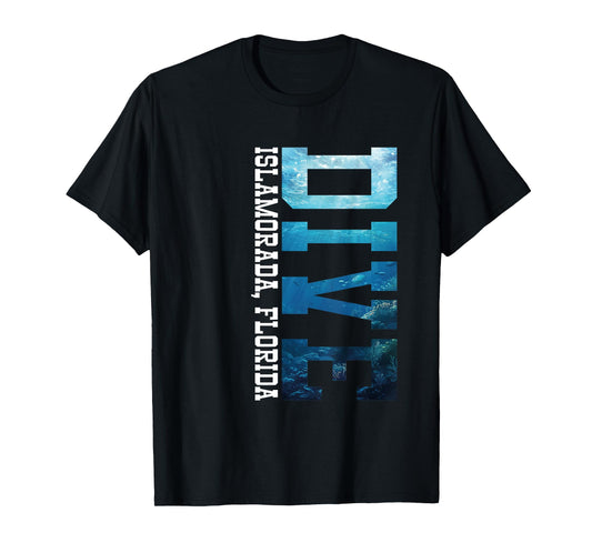 Dive Islamorada Florida Ocean Underwater Scuba Diving T-Shirt