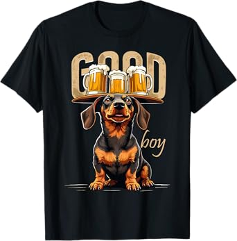 Good Boy Dog Beer Mugs Fun T-Shirt