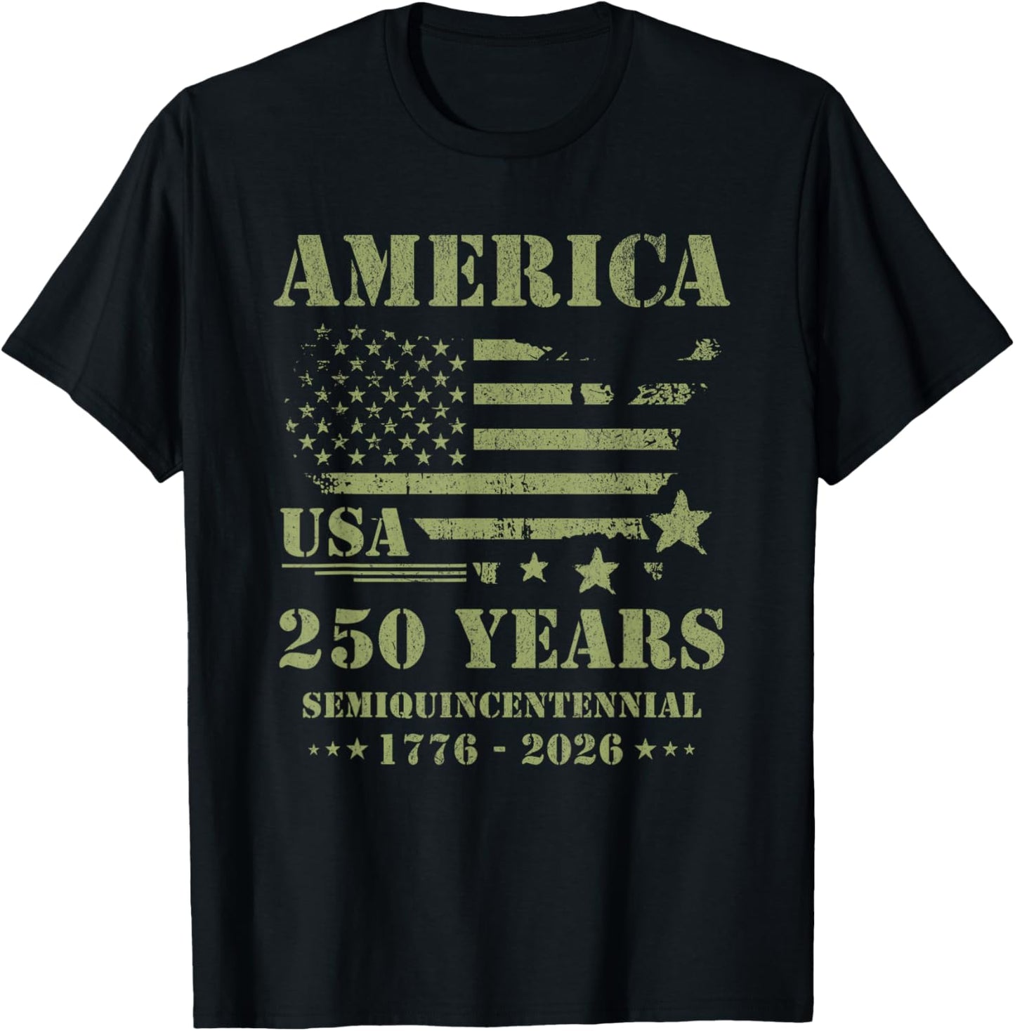 250 Years America Anniversary 250th Independence Day T-Shirt