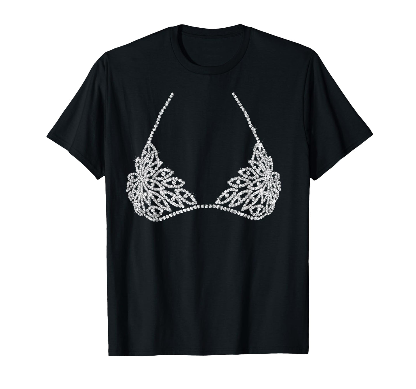 Funny Halloween Orange Bra Design Costume Show Girls T-Shirt