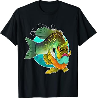 Angry Bluegill Fishing T-Shirt