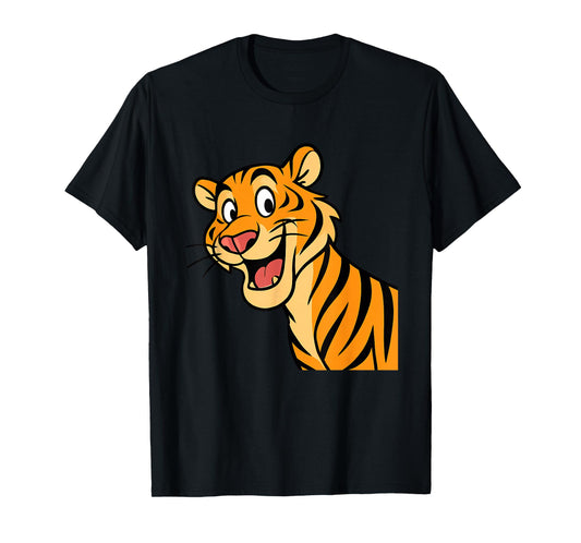 Cute Tiger Wildcat Funny Wildlife Animal Jungle T-Shirt