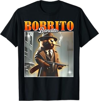 Bobritto Bandito Funny Italian Brainrot Meme Humor Gen Z T-Shirt