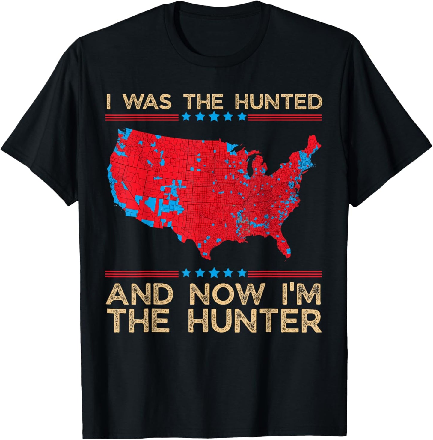 I Was The Hunted And Now I'm The Hunter Funny Minimalist T-Shirt