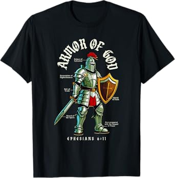 Armor Of God - Christian Bible Verses T-Shirt