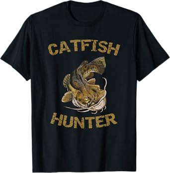 Catfish Hunter | Catfish T-Shirt for Catfish Fisherman T-Shirt