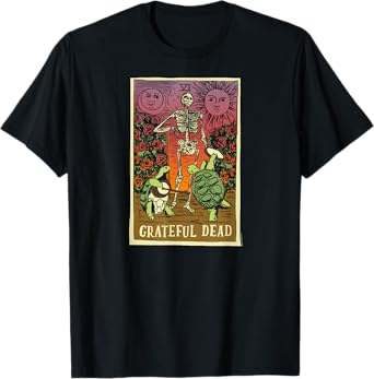Grateful Dead Terrapin Tarot Card Vintage Band T-Shirt