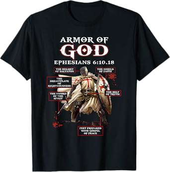 Armor Of God Knight Templar For Men T-Shirt