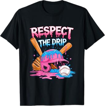 Respect The Drip Baseball Drip Boys Ice Cream Drip Youth T-Shirt