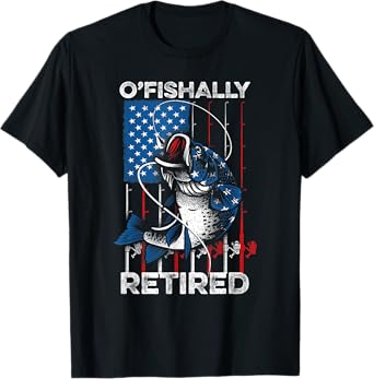 O-Fish-Ally Retired 2025 for fisherman fishing retirement T-Shirt