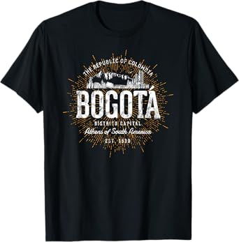 Colombia Vintage Style Retro Bogotá T-Shirt