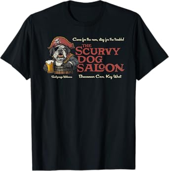 The Scurvy Dog Dive Saloon Pub Apparel T-Shirt