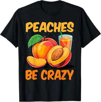 Funny Peach Pun Fruit Georgia Iced Tea T-Shirt