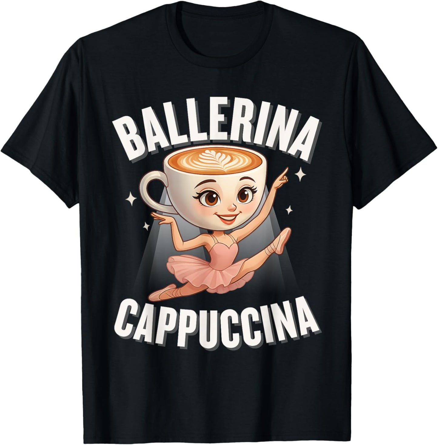 Ballerina Cappuccina Italian Brainrot Meme Humor T-Shirt