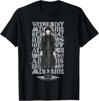 Wednesday Season 2 Wednesday Addams Full Body Portrait T-Shirt