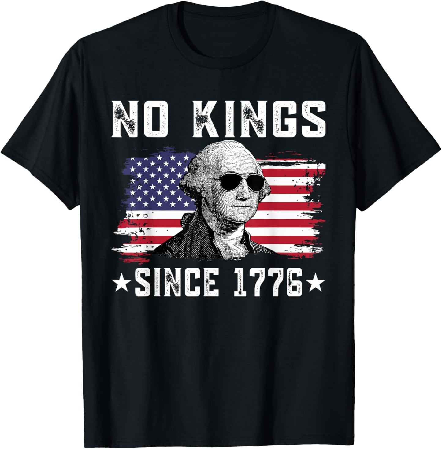 No Kings In America 1776 T-Shirt