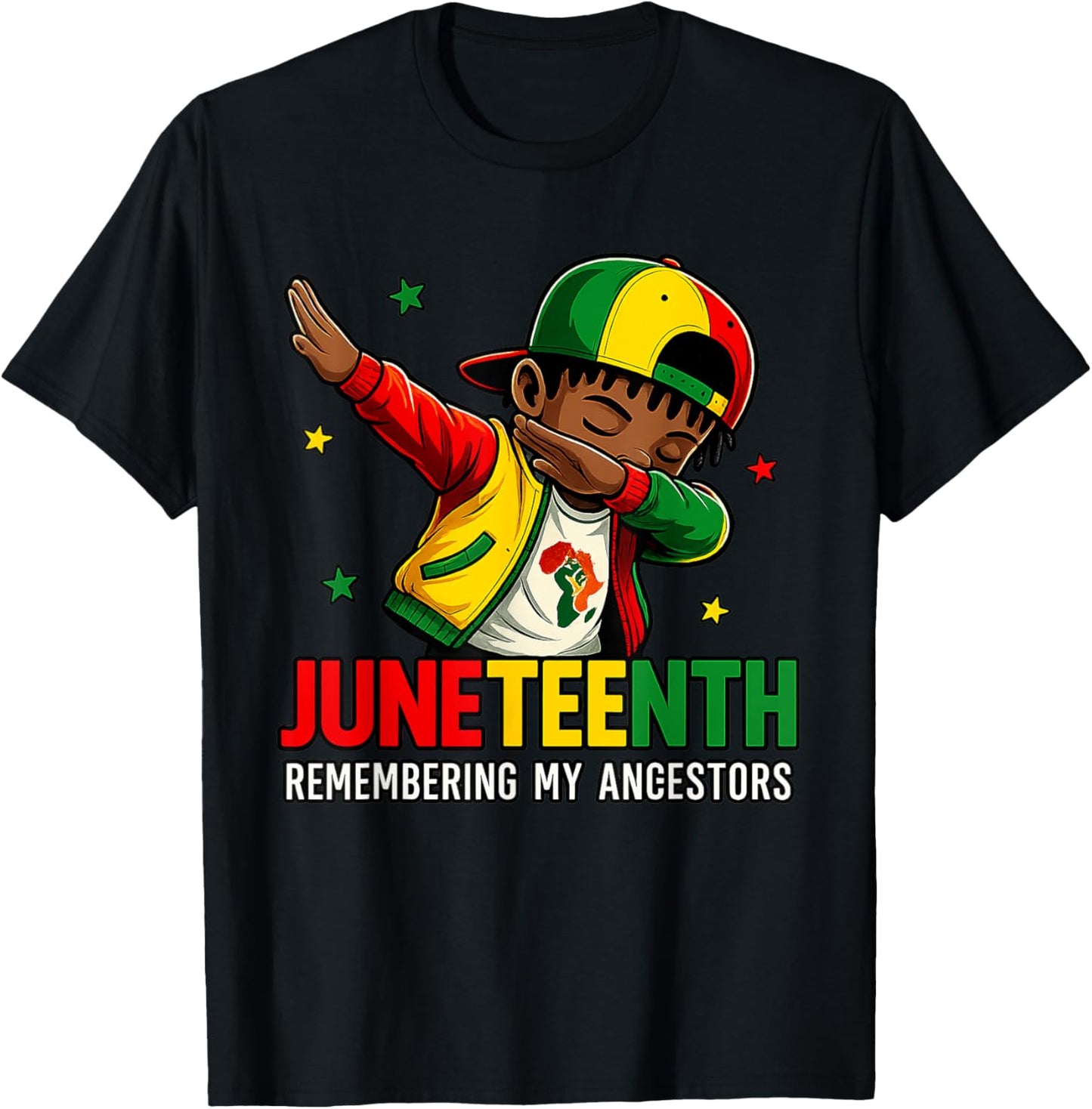 Black Boy Juneteenth Tshirt Remembering My Ancestors T-shirt