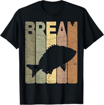 Bream Vintage Bluegill Fishing Retro Bream Fish T-Shirt