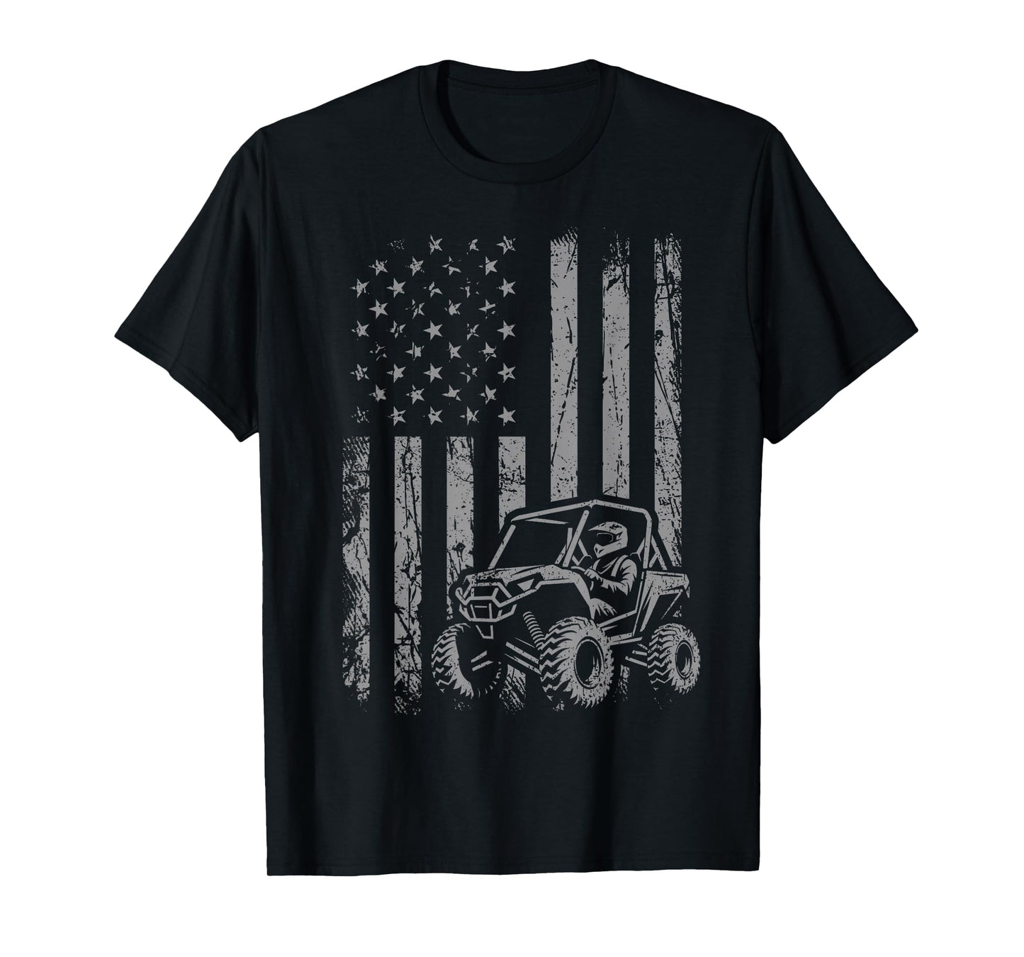 American Flag UTV Side By Side SXS Off Road T-Shirt
