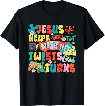 VBS Twist And Turn Following Jesus Changes The Game T-Shirt
