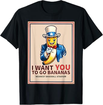 I Want You To Go Bananas Funny Banana Youth Kids Costume T-Shirt