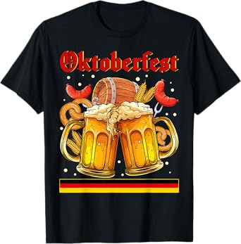 Oktoberfest Germany Flag German Beer Festival Men Women T-Shirt