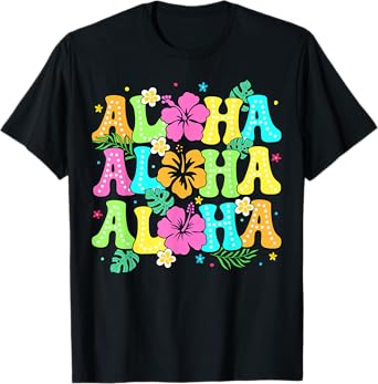 Hawaiian Aloha Tropical Luau Costume Party Hawaii Island T-Shirt