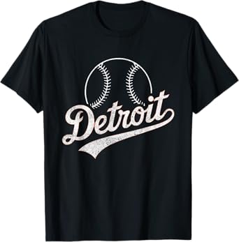 Detroit Retro Vintage T-Shirt