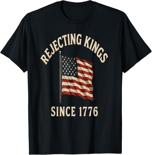 No Kings Vintage Patriotic Freedom Liberty Usa Liberty T-shirt