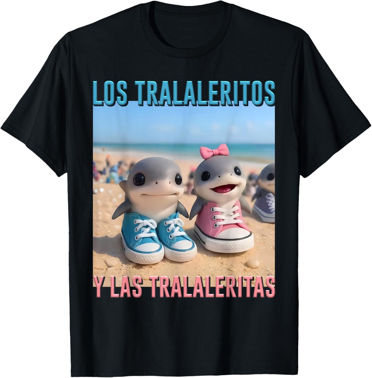 Los Tralaleritos Y Las Tralaleritas Italian Brainrot Monster T-Shirt