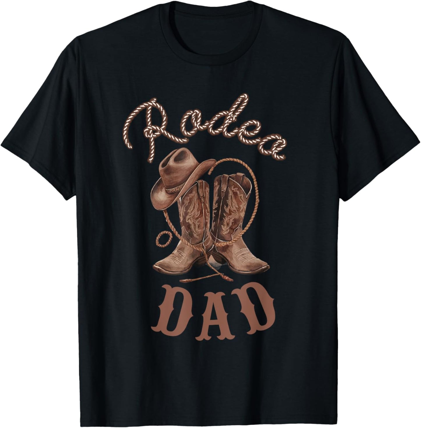 Rodeo Dad Western Cowboy Birthday Boy Family Matching Party T-Shirt