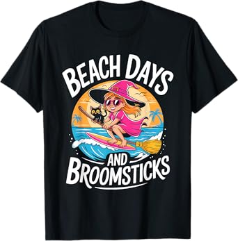 Cute Summerween Ghost Funny Beach Halloween T-Shirt