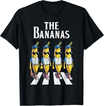 The Banana Crossing Funny Fruit Meme Parody Men Women Kids T-Shirt