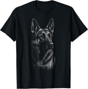 German Shepherd Dog Gift Lover for Dog Mom Dad Men Women T-Shirt
