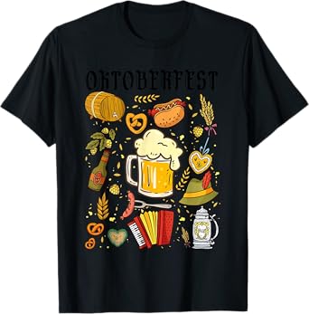 Oktoberfest Party Beer Fest Womens and Men T-Shirt