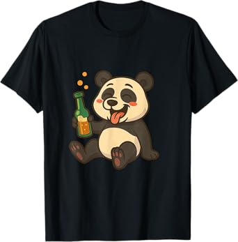 Drunk Party Panda T-Shirt